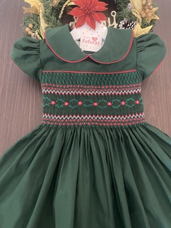 Vestido Amélia casinha de abelha verde na internet