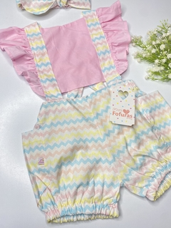 Romper Vitoria candy + faixa - comprar online