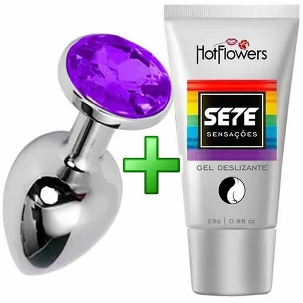 Gel Deslizante Lubri-ficante Sete 7 Sensações Hot Flowers 25g E