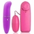 Vibrador Ponto G Roxo e Bullet Estimulador Rosa Massageador Feminino Sex Shop FemmShop