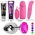 Kit Sex Shop Gel Fire Ice + Anestesico 100dor + Vibradores + Plug Anal FemmShop