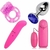 Kit Sex Shop Plug Anal Azul + Ponto G + Bullet + Anel Vibrador