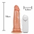 Pênis de Borracha 16cm com Vibrador Dildo Sex Shop Femmshop