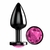 Kit Sex Shop Plug Anal Preto Jóia Rosa Femmshop