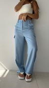 CALÇA CARGO AZUL