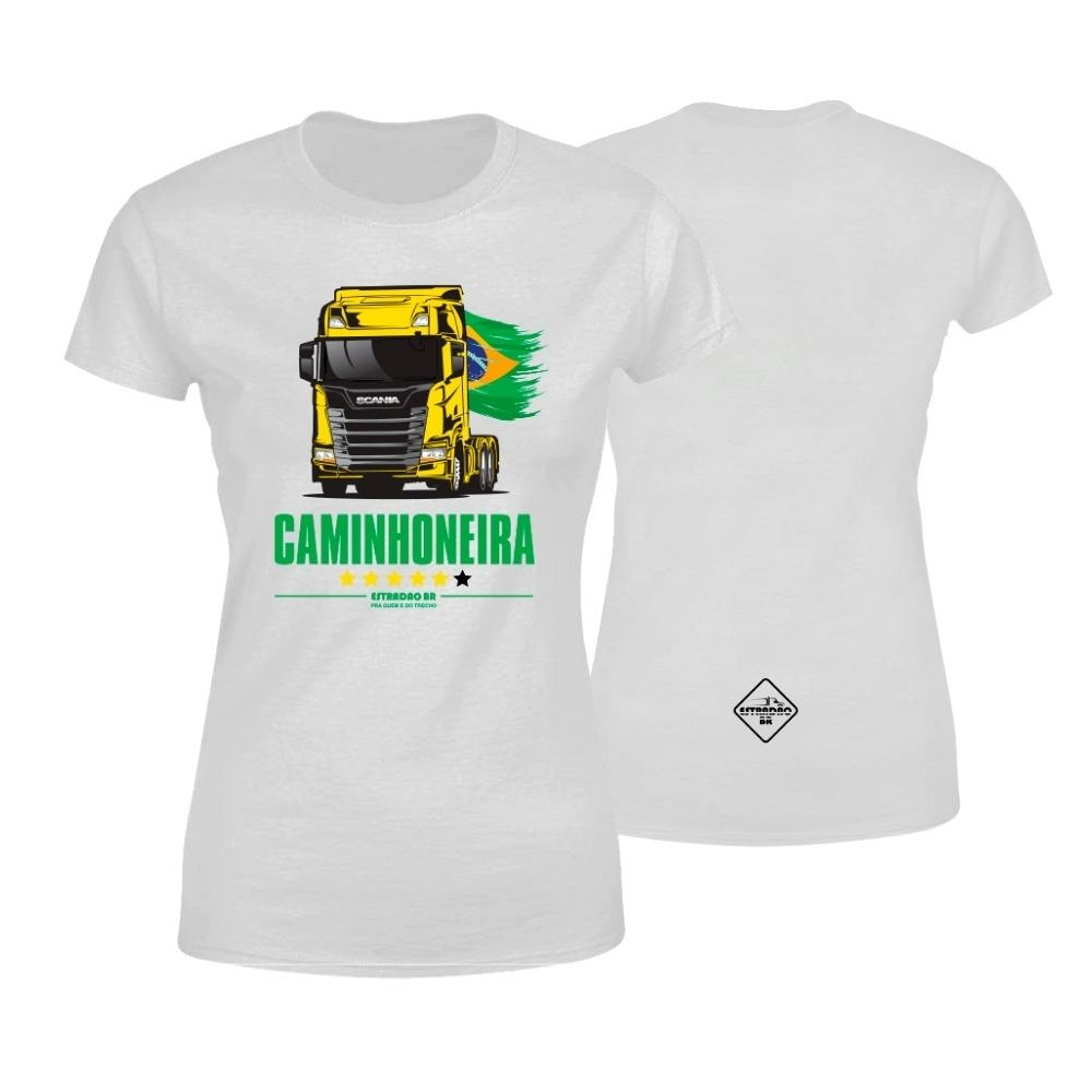 Camiseta Masculino Scania Arqueado Amarelo