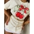 Camisão T-shirt Feminina Gola Redonda Estampa Cereja Crisconf - loja online
