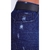 Short Miller Jeans Escuro Com Destroyed e Barra Desfiada - Crisconf-Vestuários e Acessórios