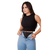 Calça Jeans Feminina Com Cinta Modeladora Chapa Barriga - Crisconf-Vestuários e Acessórios