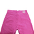 Calça Wide Leg Plus Size Feminina Jeans Rosa Lançamento - loja online