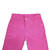 Calça Wide Leg Plus Size Feminina Jeans Rosa Lançamento - Crisconf-Vestuários e Acessórios