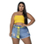 Short Feminino Plus Size Barra Desfiada Com Cinto Em Cordão - comprar online