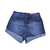 Short Feminino Jeans Com Barra Feita Modelo Plus Size na internet