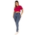 Calça Feminina Skinny Jeans Lisa Cintura Alta Com Laycra na internet