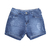 Short Jeans Feminino Plus Size Com Cinta Chapa Barriga Lipo - Crisconf-Vestuários e Acessórios