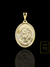 Pingente Oval Com Face de Cristo Banhado a Ouro 18K - SYNC MORE JOIAS