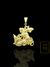 Pingente São Jorge 3D Banhado a Ouro 18K - SYNC MORE JOIAS