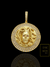 Pingente Medusa 4D Cravejado Banhado a Ouro 18K