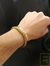 Combo Bracelete Romano Cravejado + Bracelete Imperador Banhado a Ouro 18K - loja online