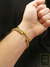 Imagem do Combo Bracelete Romano Cravejado + Bracelete Imperador Banhado a Ouro 18K