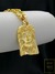 Pingente Face de Cristo 3D Banhado a Ouro 18K - comprar online