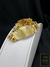 Pulseira Grumet Duplo 17mm com Placa Oração Pai Nosso Banhada a Ouro 18K - comprar online