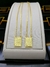 Escapulário Nossa Senhora de Aparecida / Nossa Senhora do Carmo - Veneziana 60cm 1mm Banhado a Ouro 18K