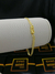 Pulseira Grumet 3mm Fecho Gaveta com Trava Banhada a Ouro 18K - comprar online