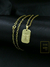 Corrente Cadeado Alongado 2,5mm Fecho Tradicional + Pingente Placa Espirito Santo Banhado a Ouro 18K na internet