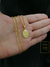Corrente Cadeado Alongado 2,5mm Fecho Tradicional + Pingente Oval Sagrado Coração de Jesus Banhado a Ouro 18K - SYNC MORE JOIAS