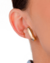Brinco Ear Hook Elegante Dourado Banhado a Ouro 18k