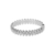 Bracelete Prateado de Folhas BR0121 - comprar online