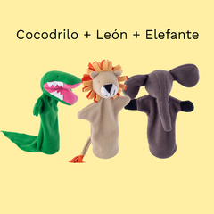 Combo x 3 Títeres de Guante Animales - a elección en internet