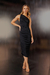 VESTIDO MIDI DAKOTA PRETO - comprar online