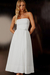 VESTIDO MIDI BEVERLY BRIDE OFF WHITE