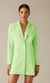 BLAZER LONGO CREPE VERT