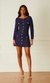 VESTIDO CURTO ALINE NAVY na internet