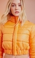 CASACO PUFFER NYLON TANGERINE