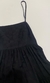 VESTIDO FRANZIDO VISCOSE JACQUARD PRETO - KOE STORE