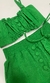 CONJUNTO LINHO TOP BABADINHOS MAÇA VERDE - loja online