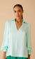 BLUSA DECOTE CAVADO VERDE MENTA