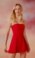 VESTIDO CREPE CORSET BALONÊ ROUGE