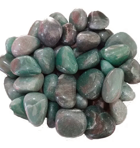 PIEDRAS ROLADAS CUARZO VERDE X 100 GRS