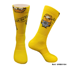 Meias Urbans Cano Alto Mega Minions - comprar online