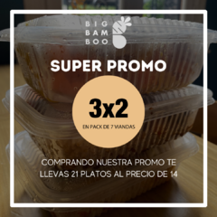 3X2 PAGAS 14 TE LLEVAS 21 PLATOS - comprar online