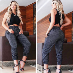 Calça jogger lurex - comprar online