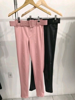 Calça skinny prada com cinto - Ladies Store