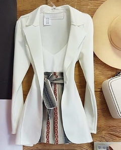 Maxi blazer neoprene (corte a laser) - comprar online
