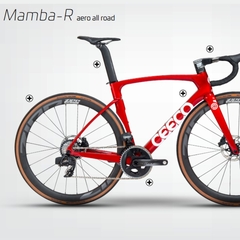 Cuadro CEEPO Mamba-R 2022 Red White