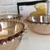 CJ 3 BOWLS DE CRISTAL PEARL AMBAR 14cm - WOLFF - comprar online